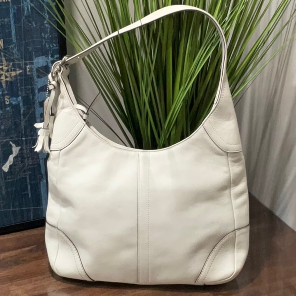 Coach Hamilton Hobo Leather Shoulder Handbag